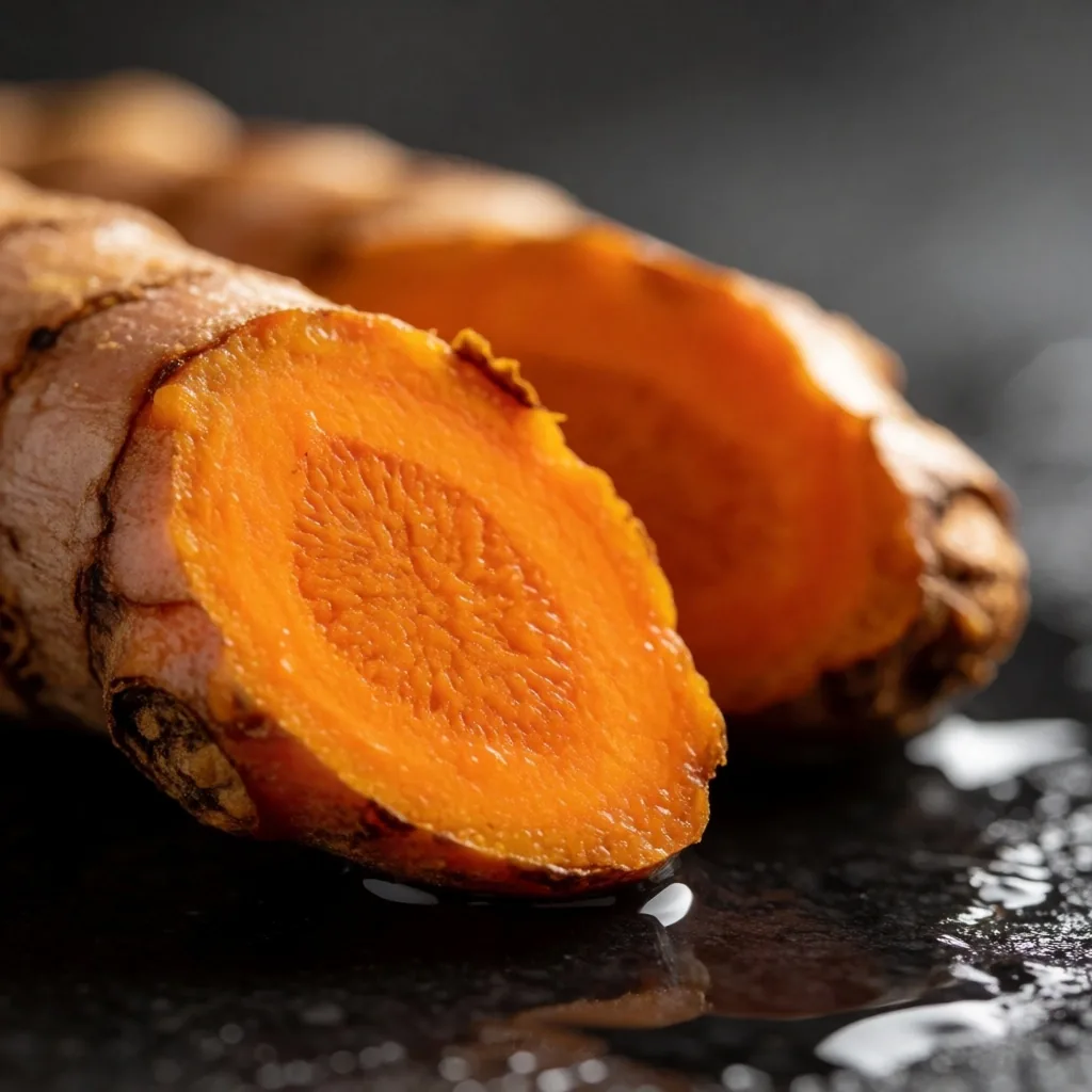 Turmeric root macro